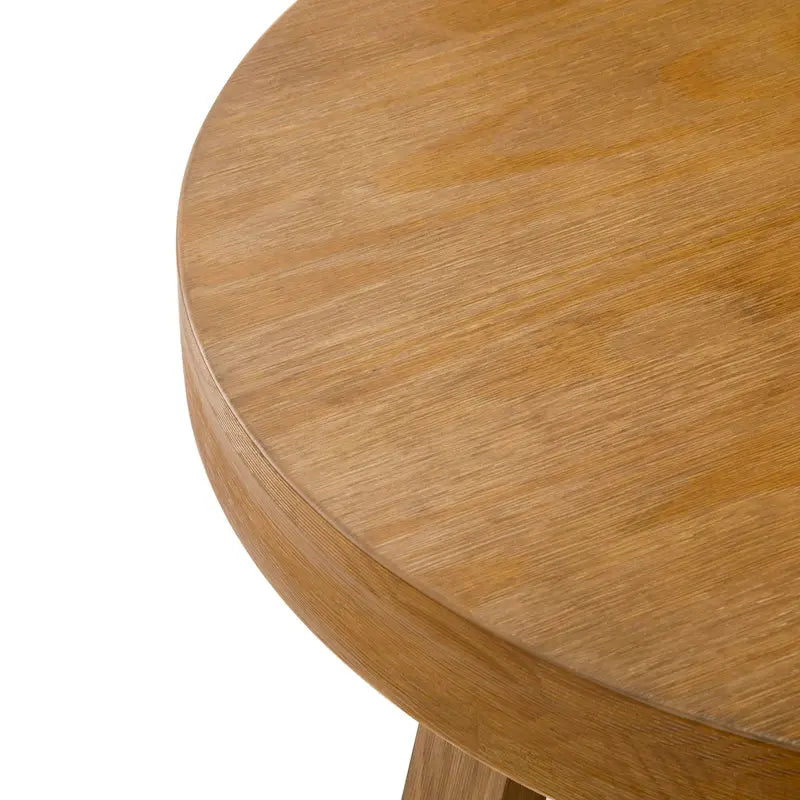 Table basse ronde classique Plank and Beam - 30