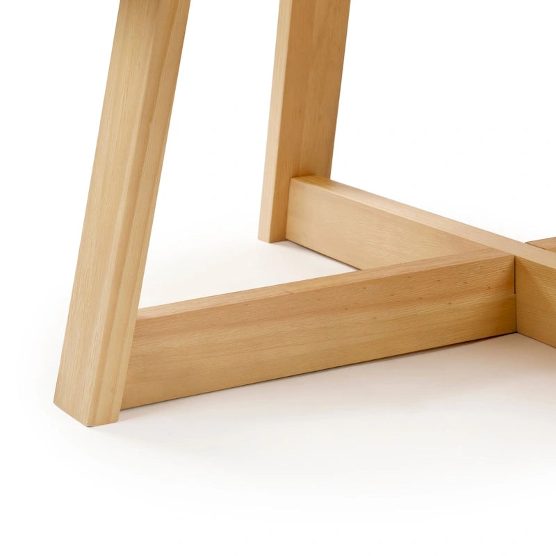 Table basse ronde classique Plank and Beam - 30