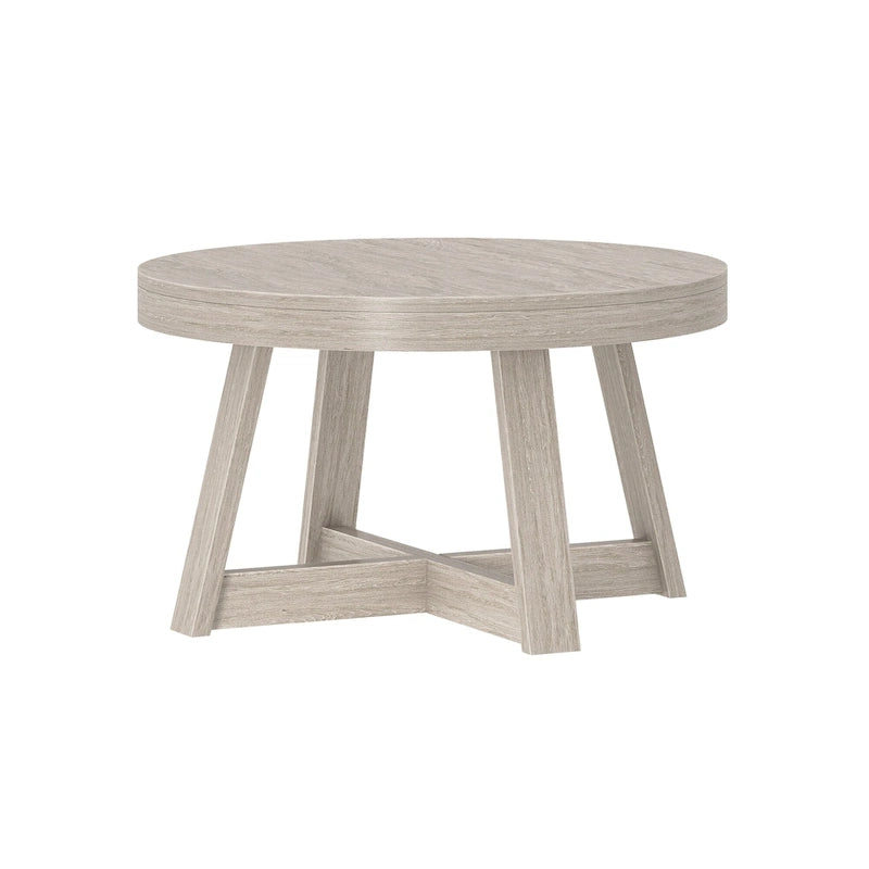 Table basse ronde classique Plank and Beam - 30