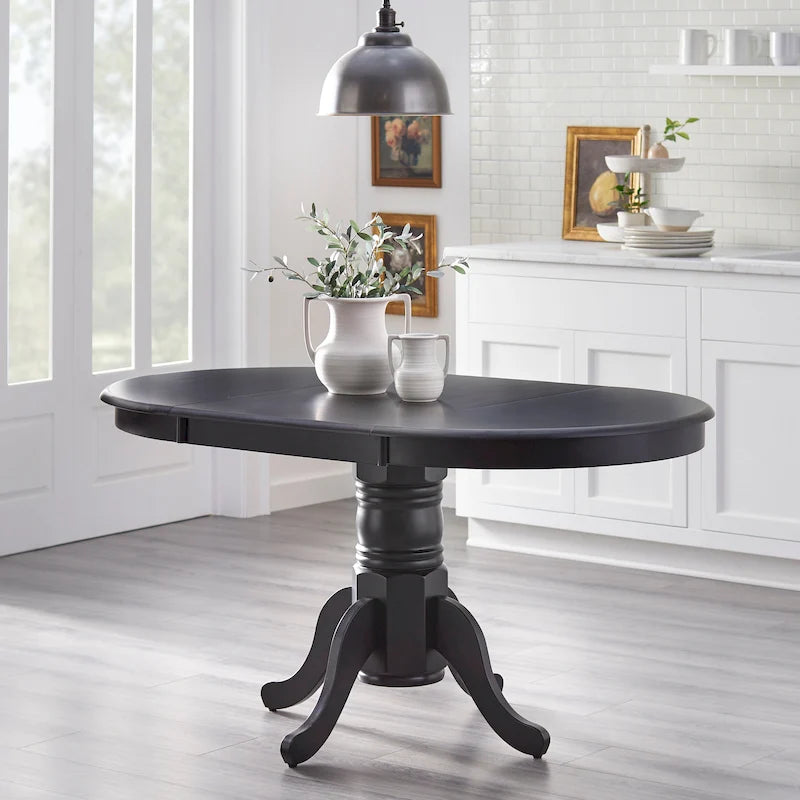 Table de salle à manger en bois massif Simple Living Carolina Farmhouse avec rallonge