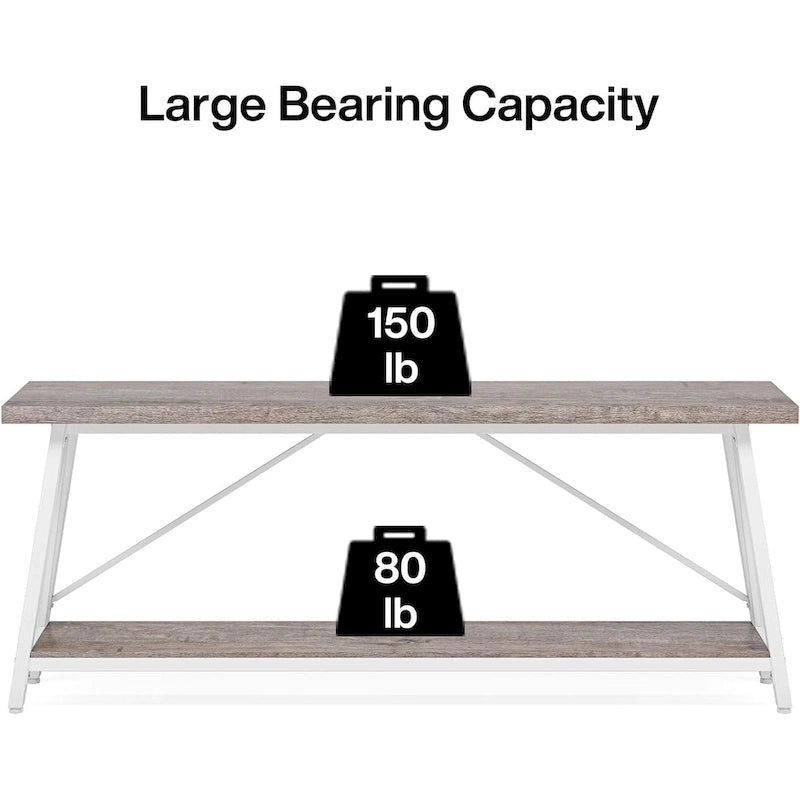 Table console étroite de 70,9 pouces de long à placer derrière un canapé pour une entrée