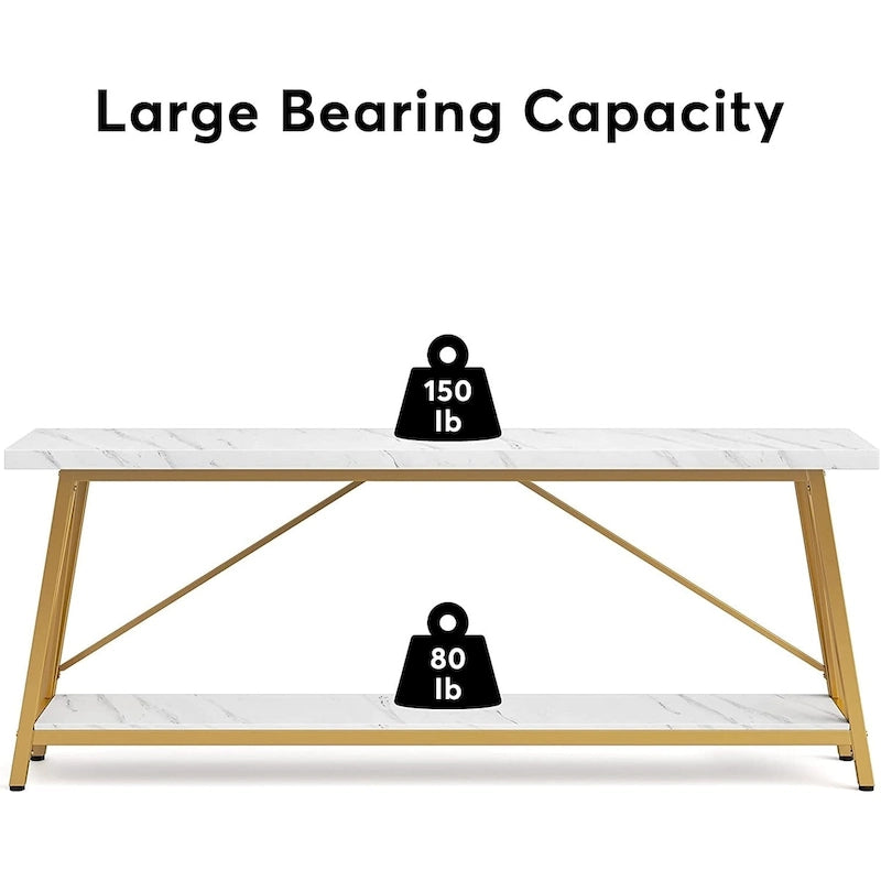 Table console étroite de 70,9 pouces de long à placer derrière un canapé pour une entrée