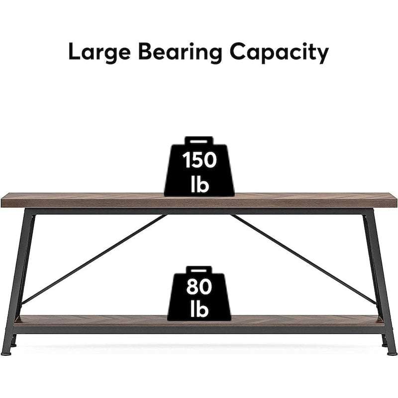 Table console étroite de 70,9 pouces de long à placer derrière un canapé pour une entrée