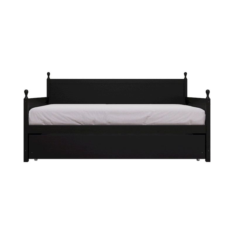 Lit de repos gigogne simple en bois de style Mid-Century Modern de CraftPorch