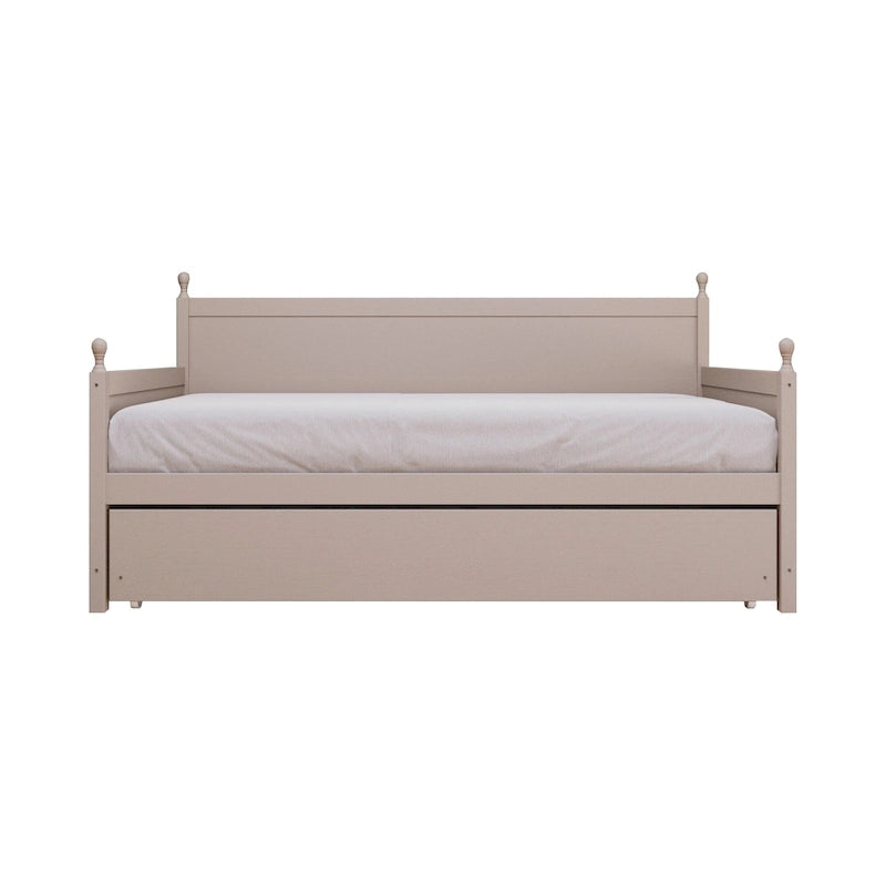 Lit de repos gigogne simple en bois de style Mid-Century Modern de CraftPorch