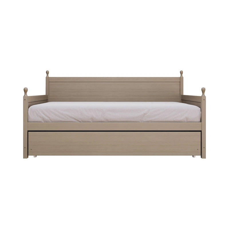 Lit de repos gigogne simple en bois de style Mid-Century Modern de CraftPorch