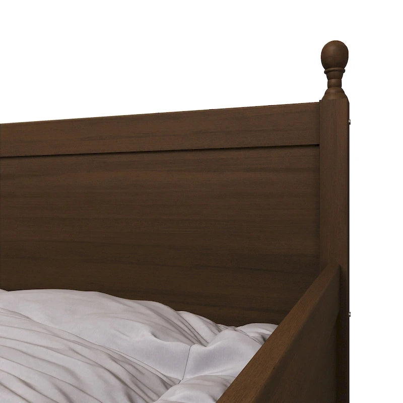 Lit de repos gigogne simple en bois de style Mid-Century Modern de CraftPorch