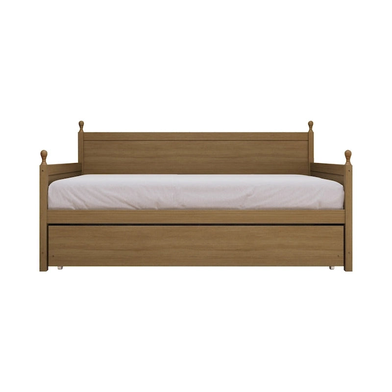 Lit de repos gigogne simple en bois de style Mid-Century Modern de CraftPorch