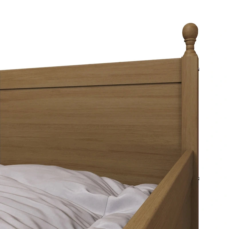 Lit de repos gigogne simple en bois de style Mid-Century Modern de CraftPorch