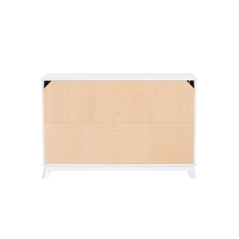 Ensemble de chambre à coucher 3 pièces Purcell en pin avec commode à 6 tiroirs et tables de chevet à 3 tiroirs (ensemble de 2)
