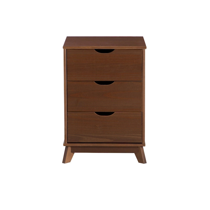Ensemble de chambre à coucher 3 pièces Purcell en pin avec commode à 6 tiroirs et tables de chevet à 3 tiroirs (ensemble de 2)