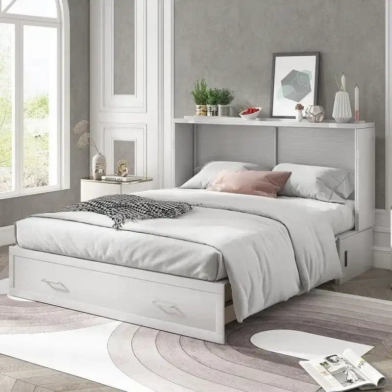 Lit escamotable Mixoy Murphy avec matelas et tiroir