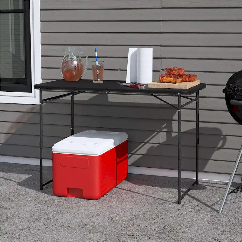 Table utilitaire pliante portative COSCO d'intérieur/extérieur de 4 pi.