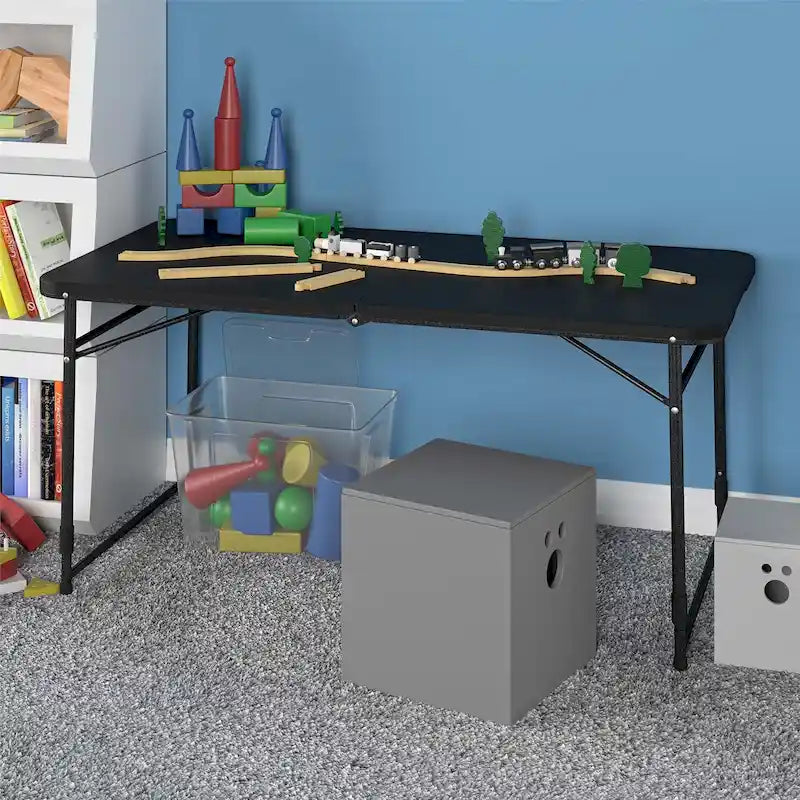 Table utilitaire pliante portative COSCO d'intérieur/extérieur de 4 pi.