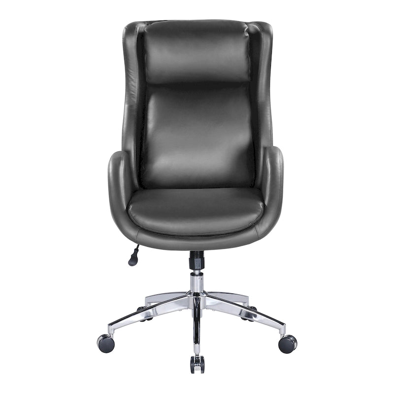 Fauteuil de bureau Blanchard en similicuir