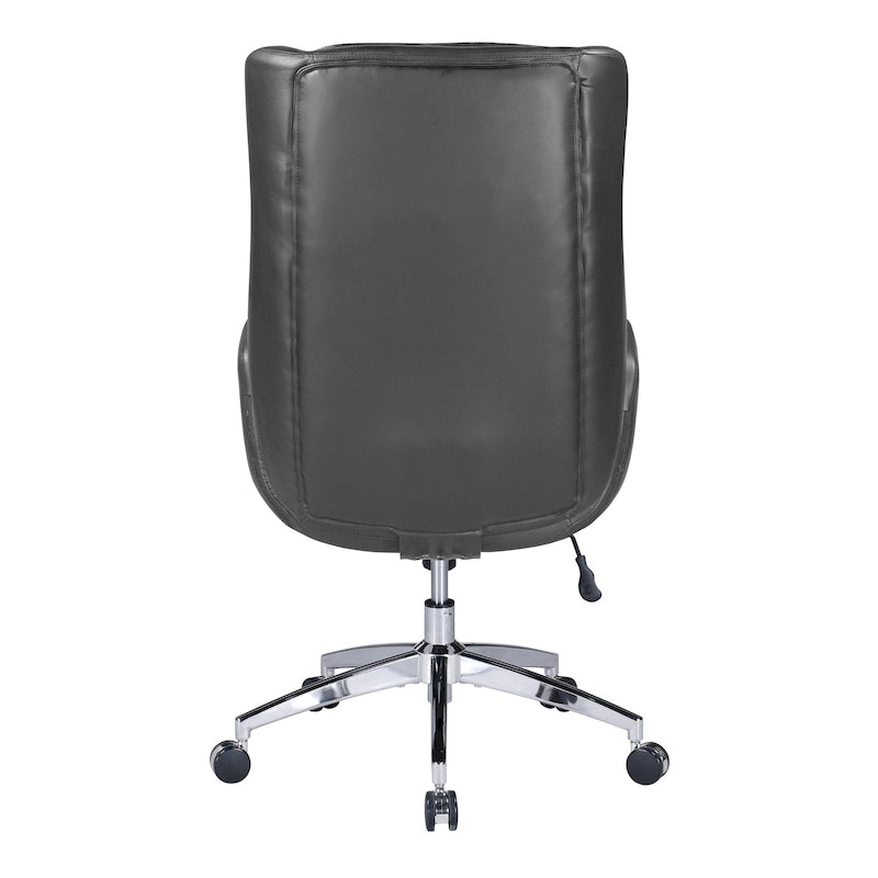 Fauteuil de bureau Blanchard en similicuir