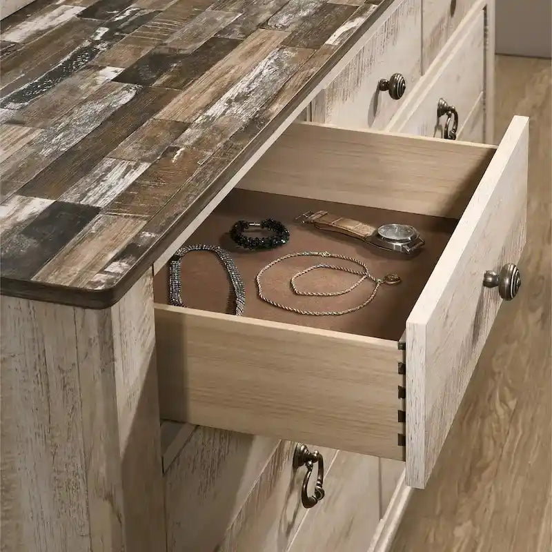Ensemble de chambre à coucher 6 pièces Queen contemporain Imerland de Roundhill Furniture