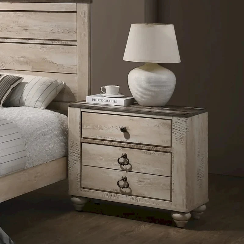 Ensemble de chambre à coucher 6 pièces Queen contemporain Imerland de Roundhill Furniture