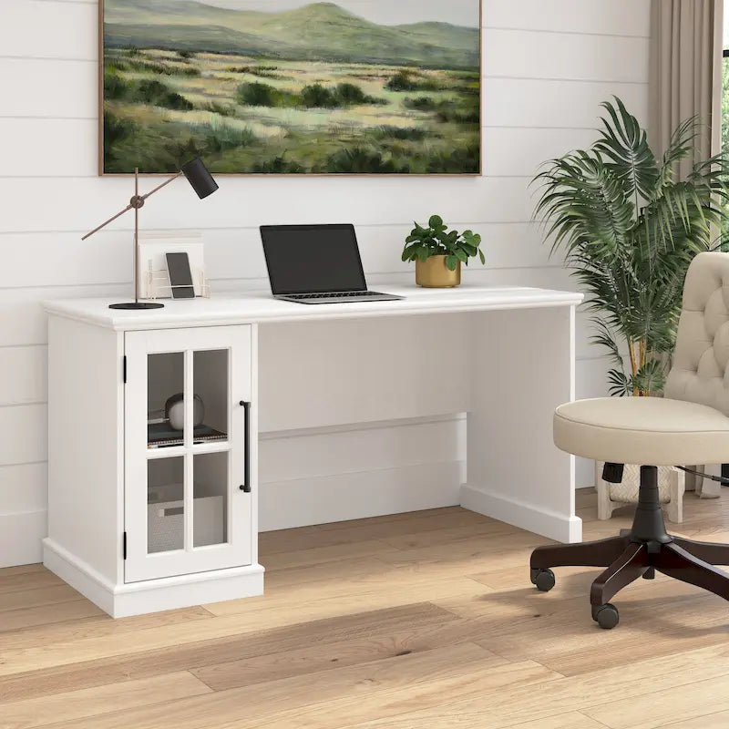 Bureau informatique 60W Westbrook avec meuble de rangement par Bush Furniture