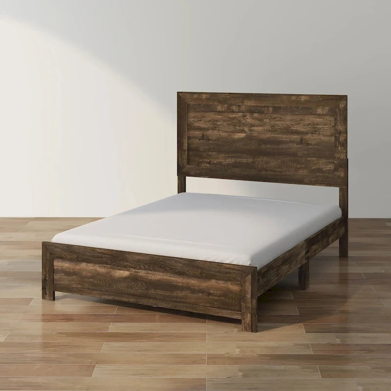 Lit en bois de noyer rustique Greer de Furniture of America
