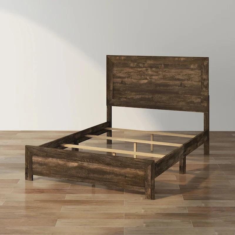 Lit en bois de noyer rustique Greer de Furniture of America