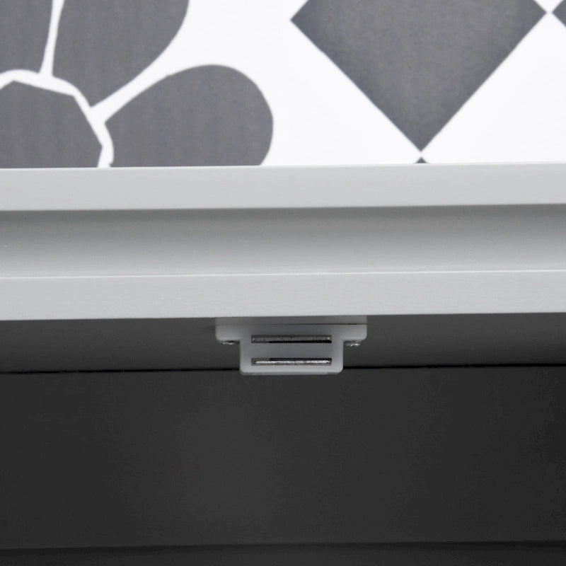 kleankin Modern Over The Toilet Storage Cabinet, Double Door Bathroom Organizer