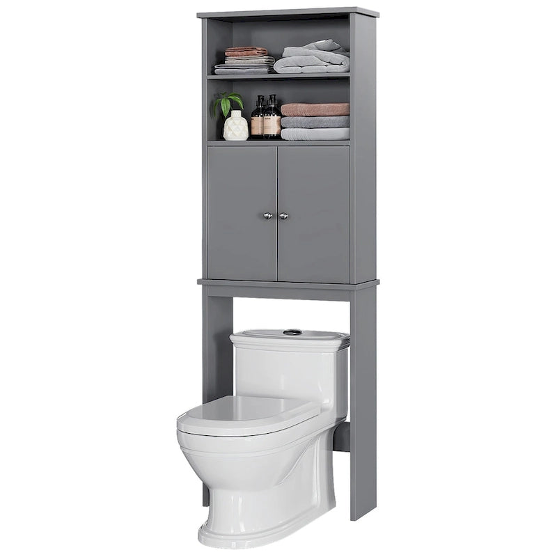 Meuble de rangement à suspendre au-dessus des toilettes Futzca avec porte
