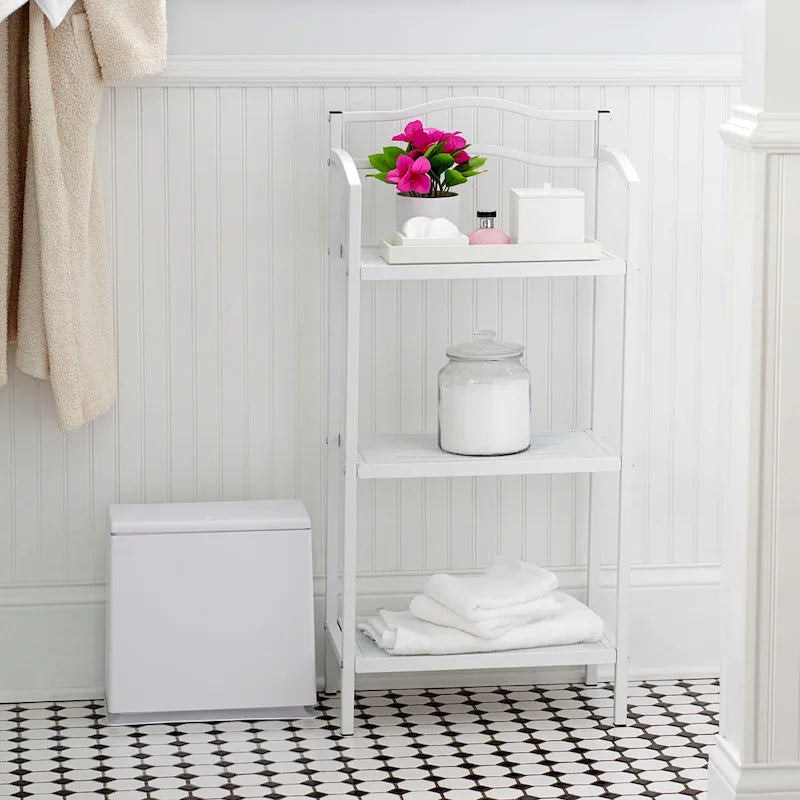 Household Essentials 3-Tier Metal Bathroom Storage Shelf - 10.5 L x 17.0 W x 35.0 H