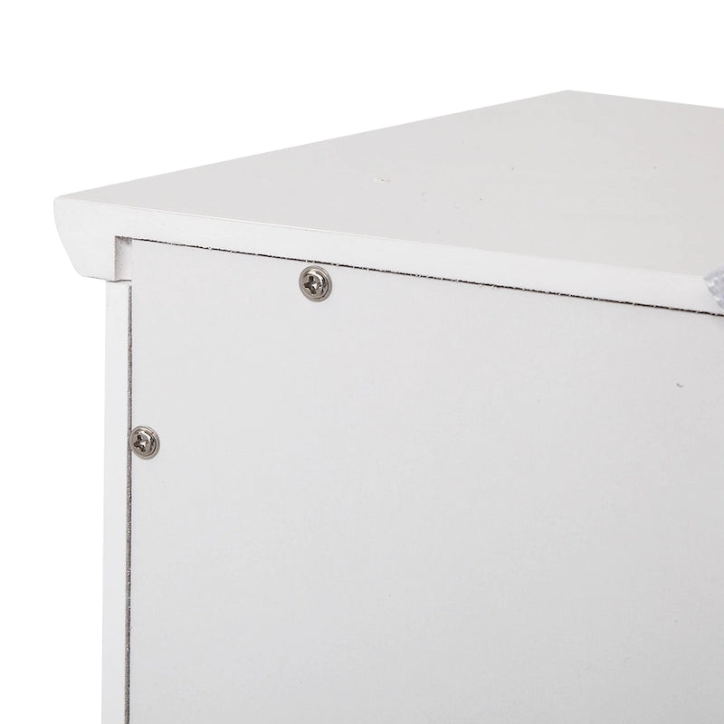 32 FCH 4 Drawers bathroom ark Storage Cabinet white
