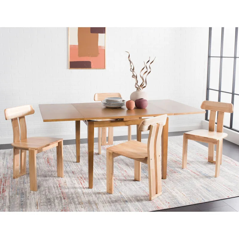 SAFAVIEH Twila, chaise de salle à manger en bois - 19 L x 19 P x 32 H - 19Lx19Px32H