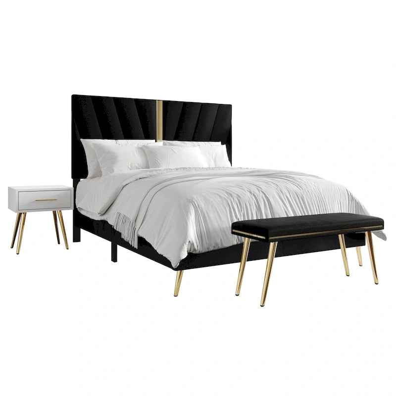 Ensemble de chambre contemporain 4 pièces CraftPorch
