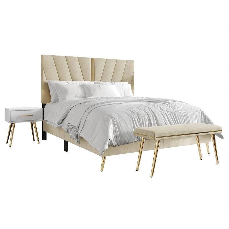 Ensemble de chambre contemporain 4 pièces CraftPorch