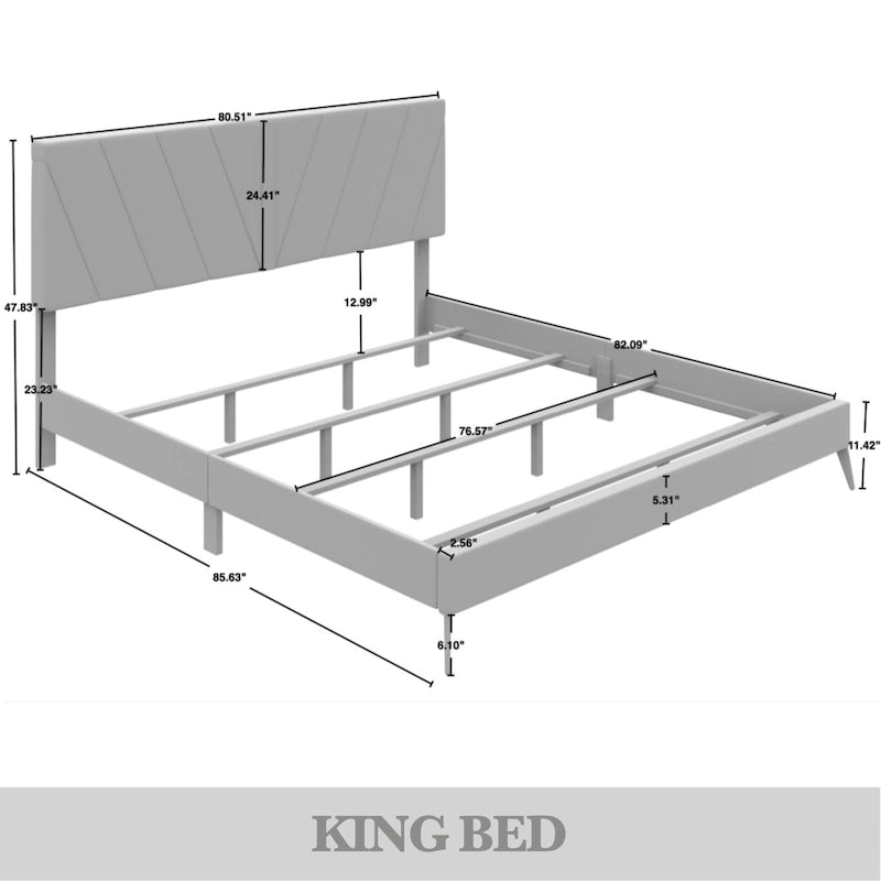 Ensemble de chambre contemporain 4 pièces CraftPorch