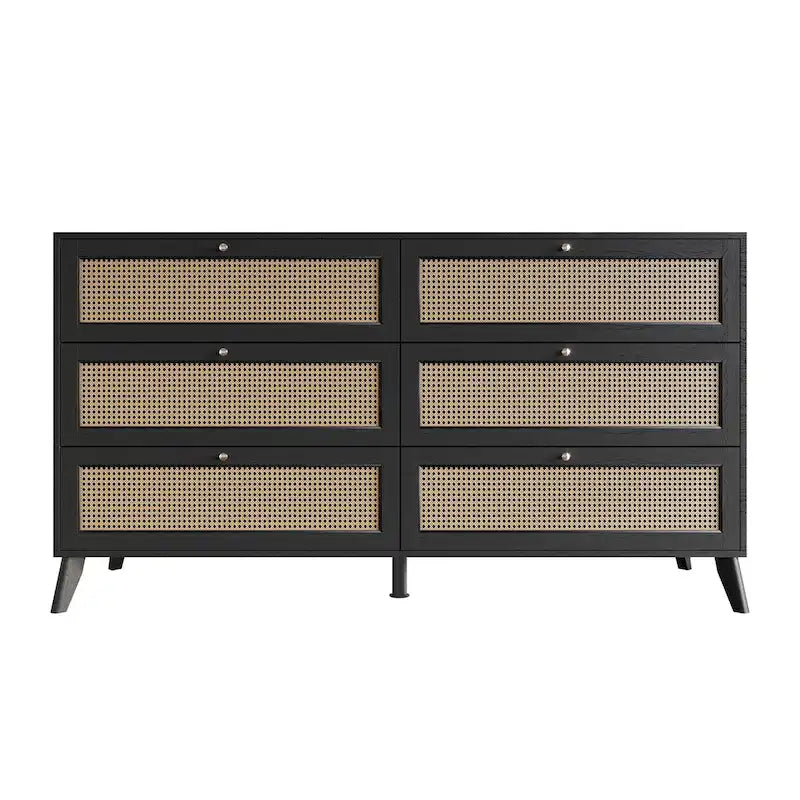 Commode noire Mid-Century Modern CraftPorch