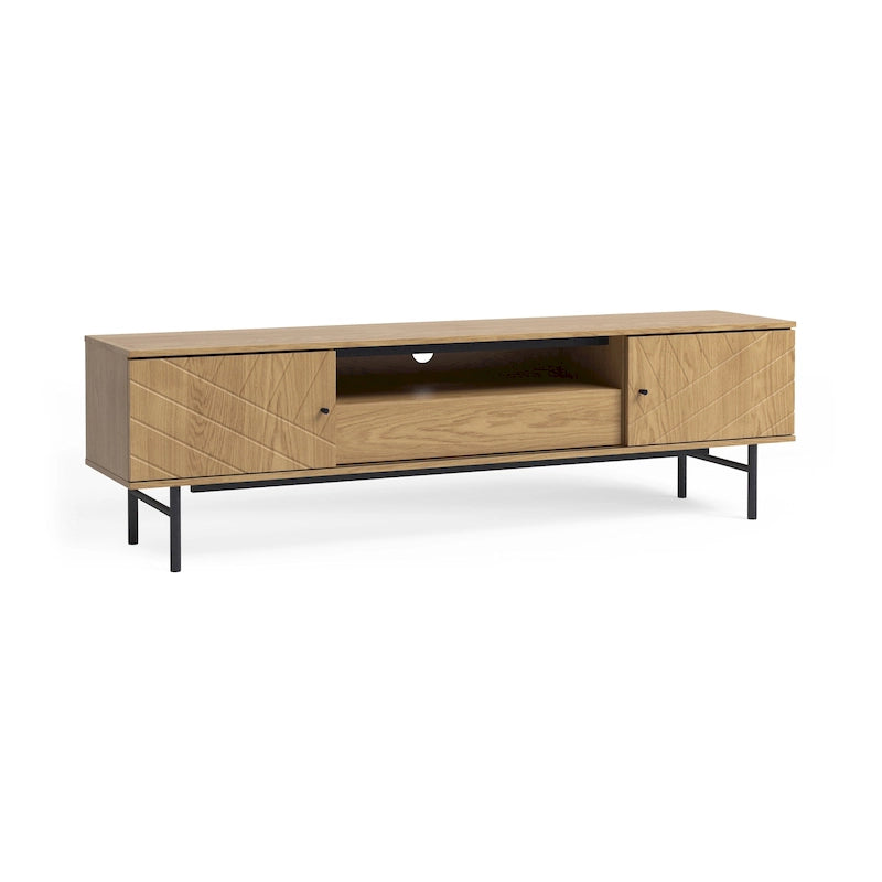 Meuble TV effet chêne Studio London Amara 70,6 pouces
