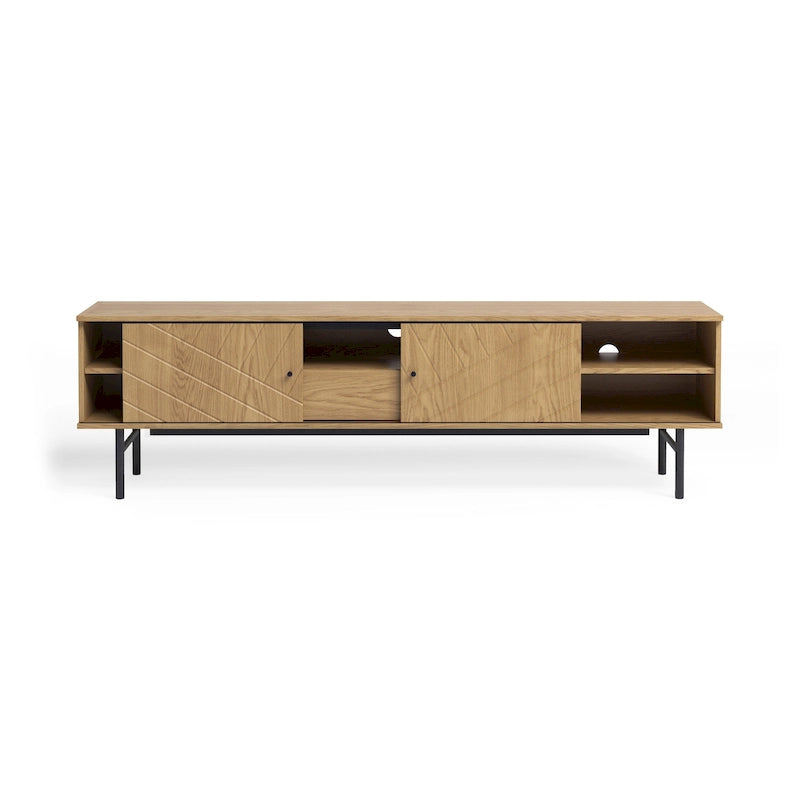 Meuble TV effet chêne Studio London Amara 70,6 pouces