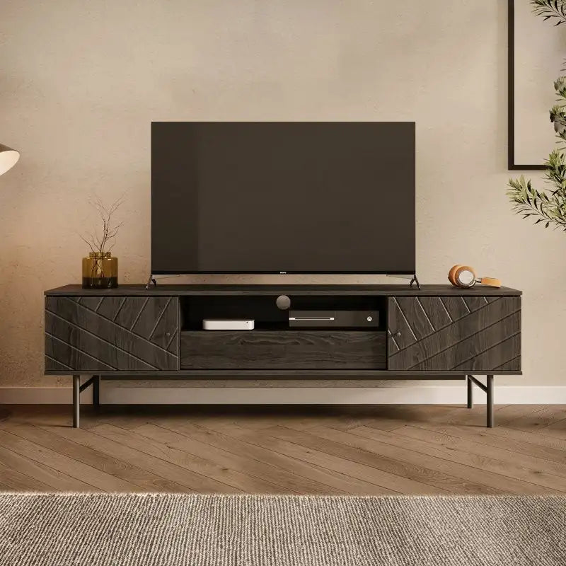 Meuble TV effet chêne Studio London Amara 70,6 pouces