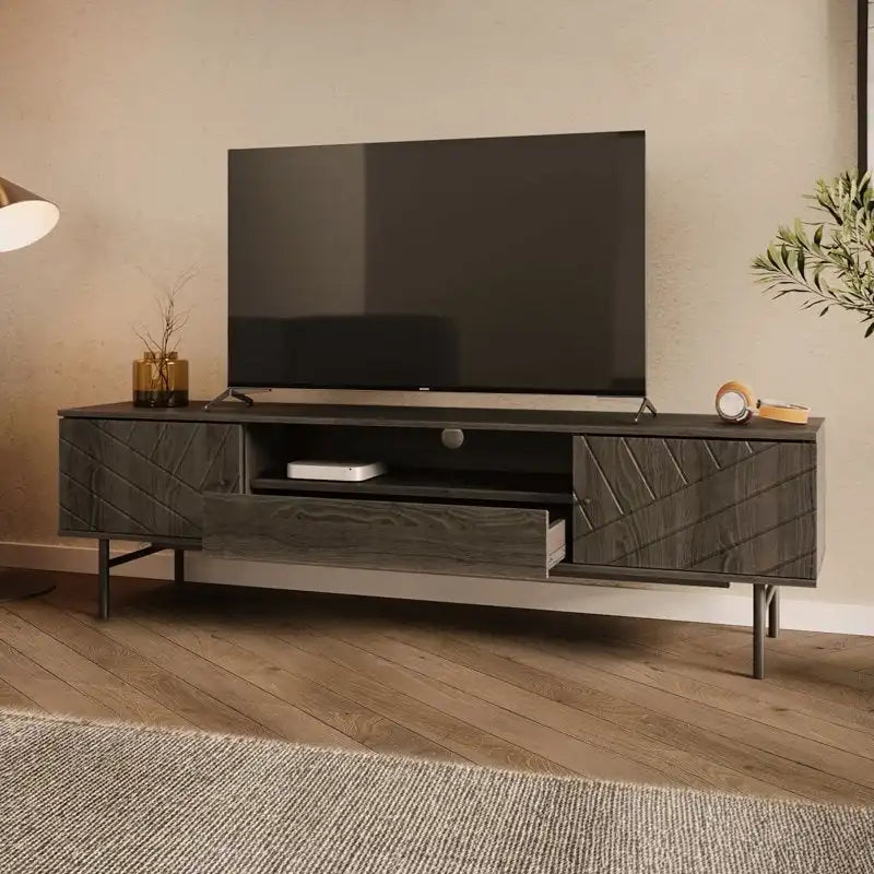 Meuble TV effet chêne Studio London Amara 70,6 pouces