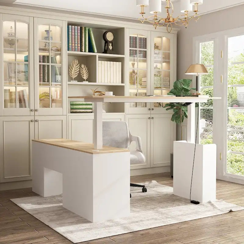 63W Versatile Standing Desk Aesthetic with Height Customization Table