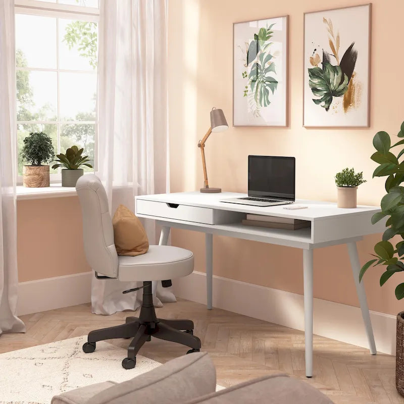 Bureau d'écriture et informatique Bush Furniture Nora 54W avec rangement