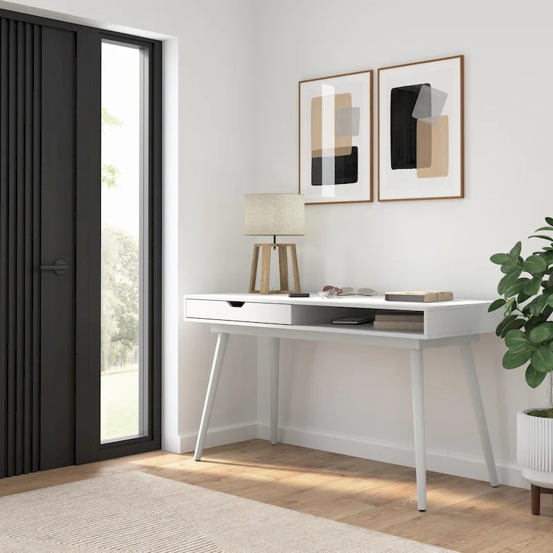 Bureau d'écriture et informatique Bush Furniture Nora 54W avec rangement