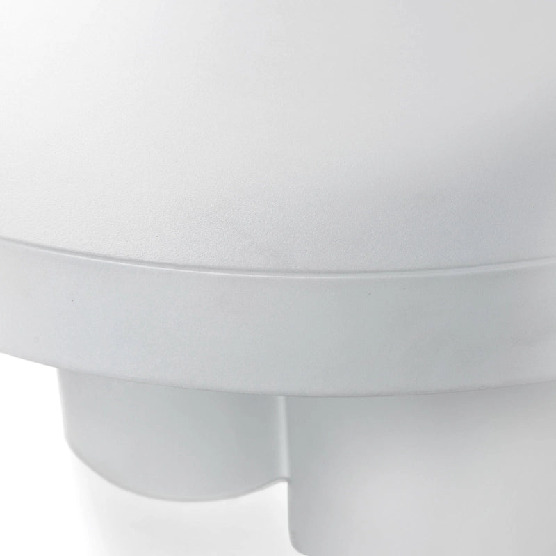 Table basse moderne en béton blanc Modrest Bruni