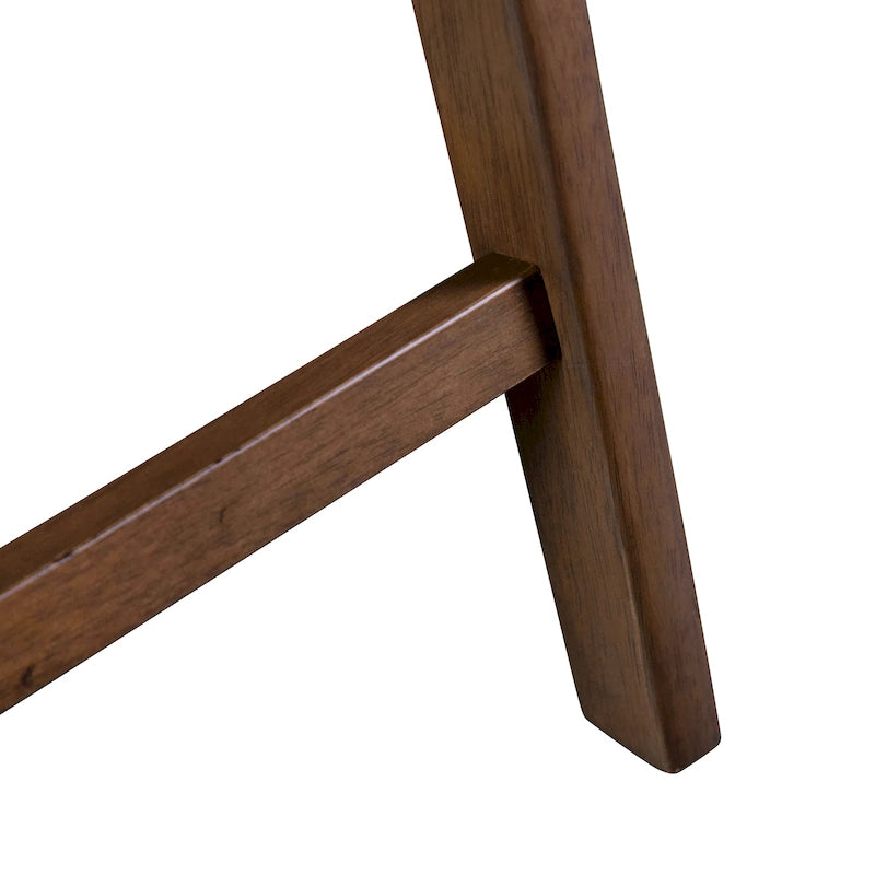 Chaises de salle à manger Shaw Mid-century en bois et bouclette par Furniture of America (Lot de 2)
