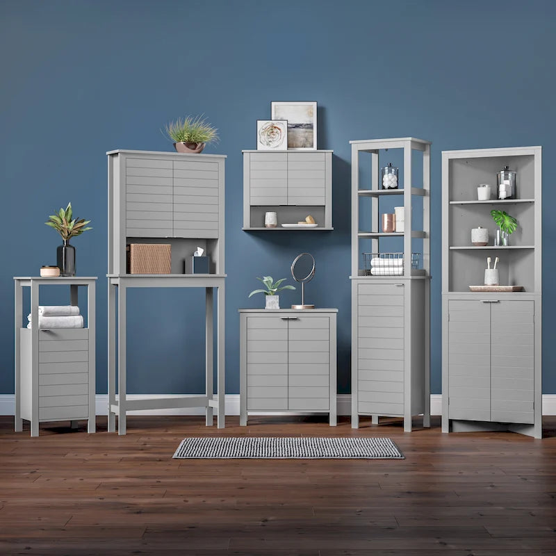 RiverRidge Madison Two-Door Bathroom and Laundry Storage Cabinet with Adjustable Shelf - N/A