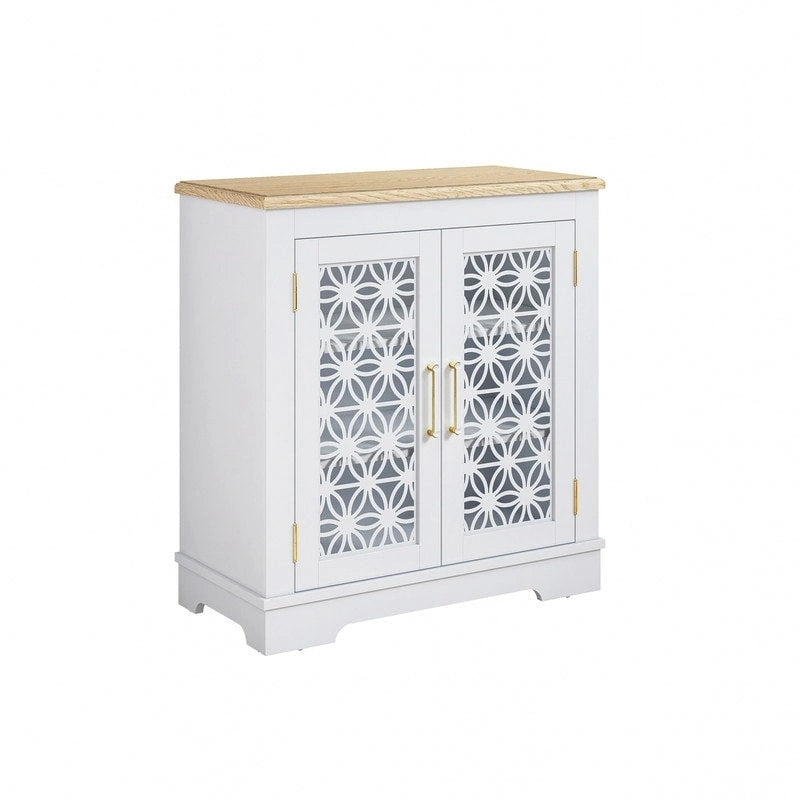 31 in. Rustic Bathroom Bedroom Accent Storage Cabinet