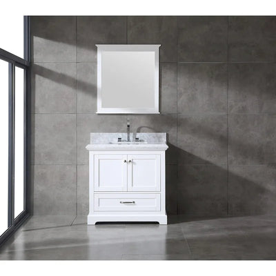 Mareo 36  Solid Wood Bathroom Vanity Set