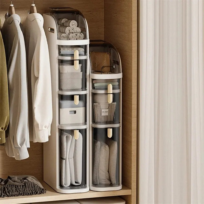 Small Bathroom Storage Cabinet Waterproof - 16.14 D x 7.09 W x 19.69 H