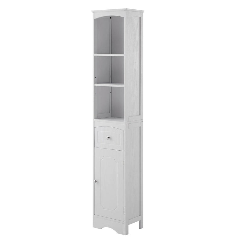 Tall Bathroom Cabinet Freestanding Storage Cabinet with Drawer - 13.4 L x 9.1 W x 66.9 H