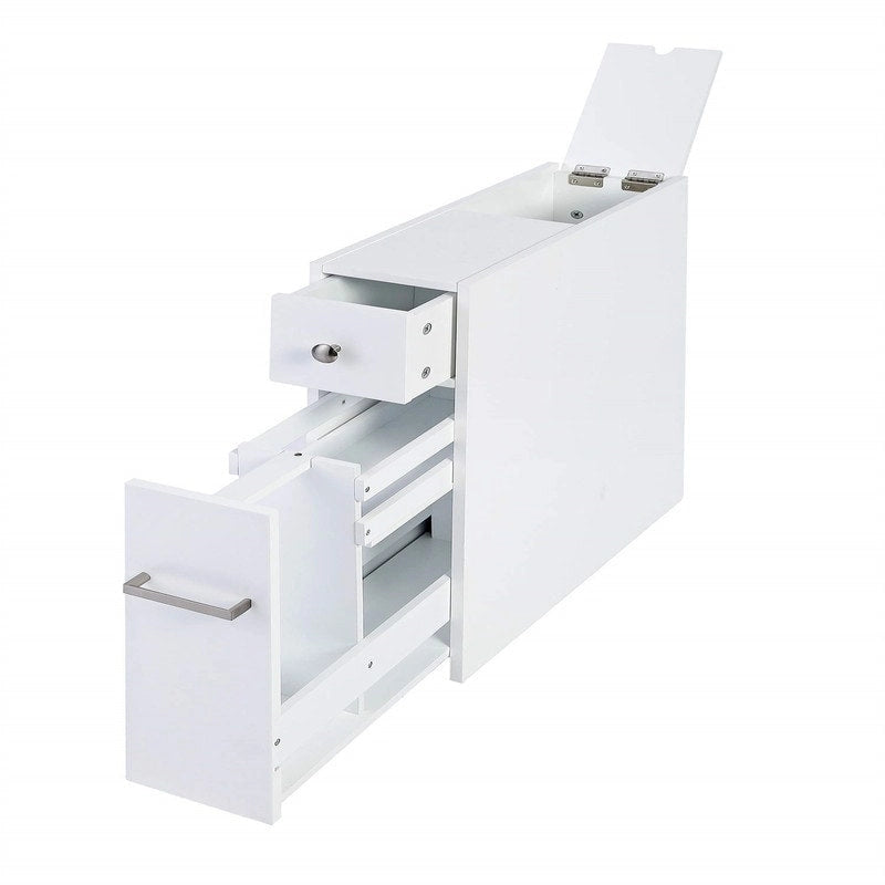 Meuble de rangement étroit pour salle de bain - 19,69 P x 6,45 L x 22,83 H