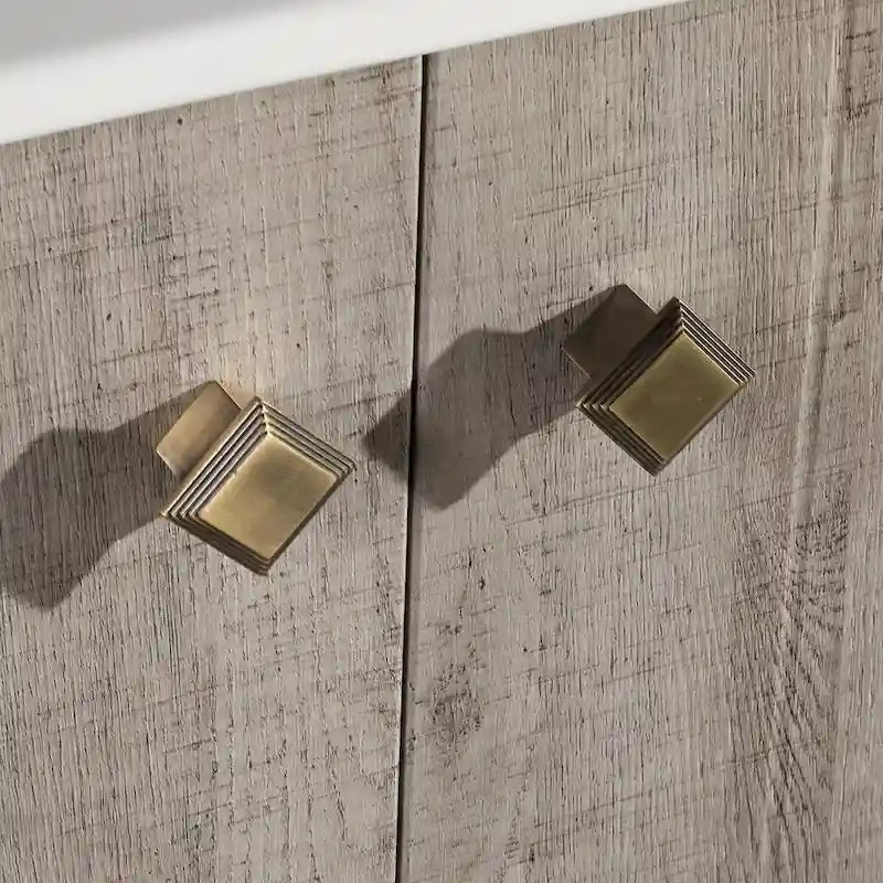 Lavabo de salle de bain mural carré Pur 16.5 - Brun